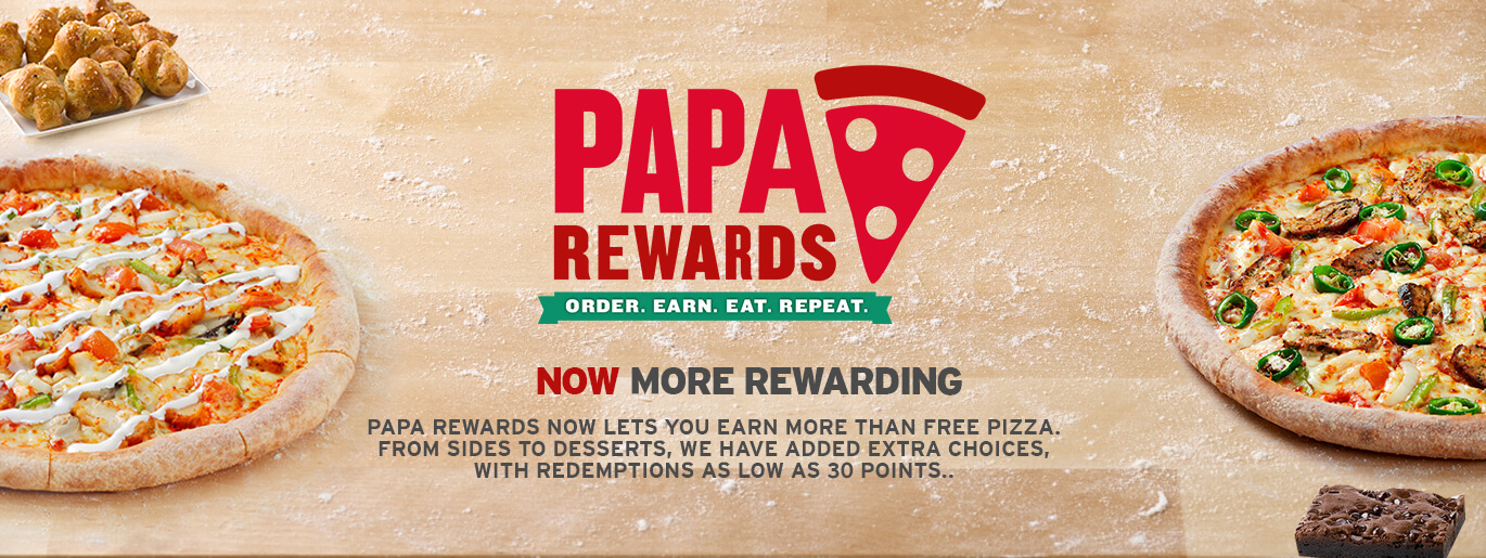 Banner Papa Rewards